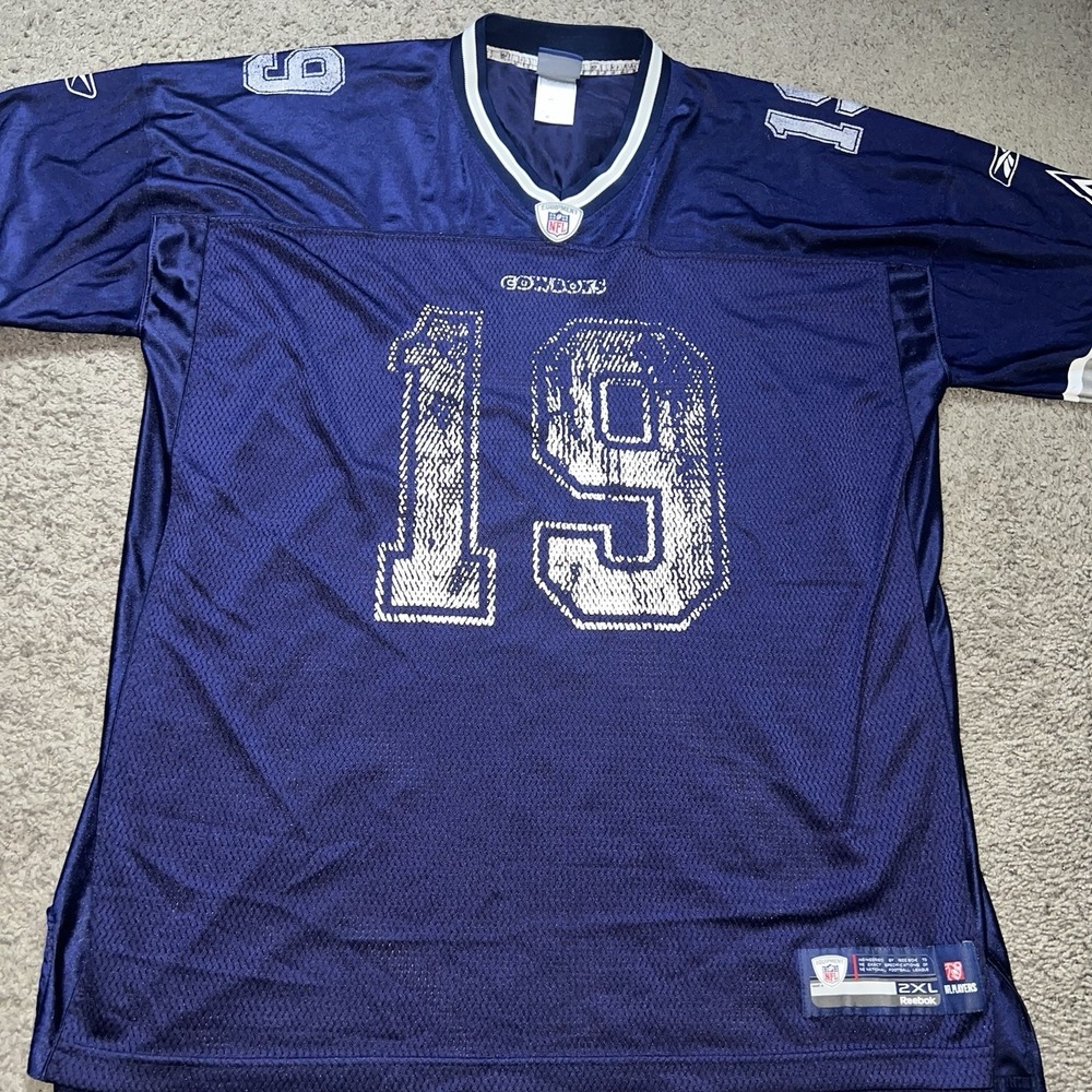 Vintage Miles Austin #19 Dallas Cowboys Reebok‎ Mens 2XL Blue